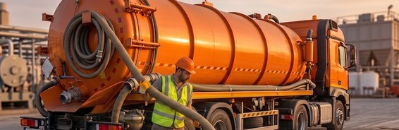 Sewage removal tanker